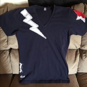 American Apparel v-neck tee